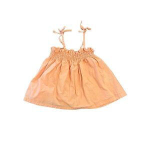 Zara Orange‎ Smocked Spaghetti Strap Tank Top